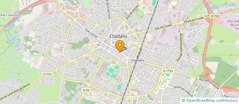 localisation de l'entreprise SCI LE PETIT CLOS à CHALLANS
