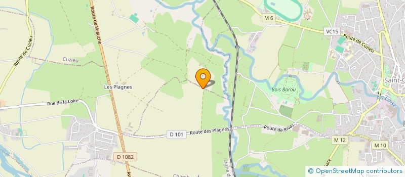 localisation de l'entreprise SCI LE PETIT CLOS  CUZIEU