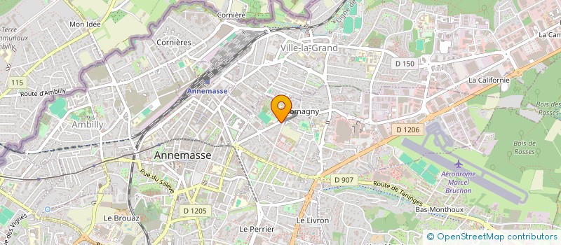 localisation de l'entreprise SCI LE PETIT DRU à ANNEMASSE