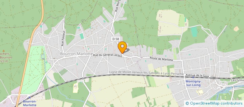 localisation de l'entreprise SCI LE PETIT ECUREUIL à BOURRON-MARLOTTE
