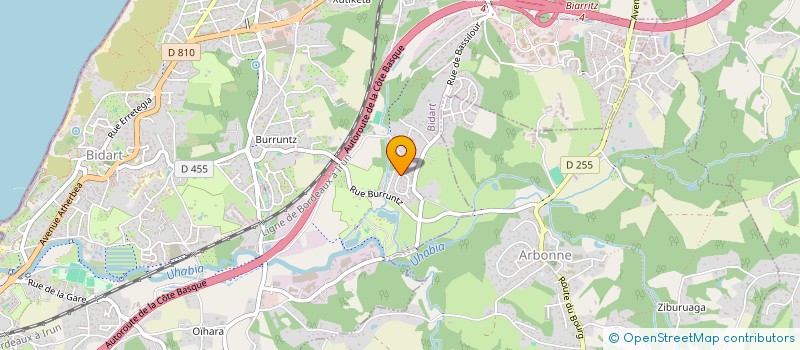 localisation de l'entreprise SCI LE PETIT ECUREUIL  BIDART