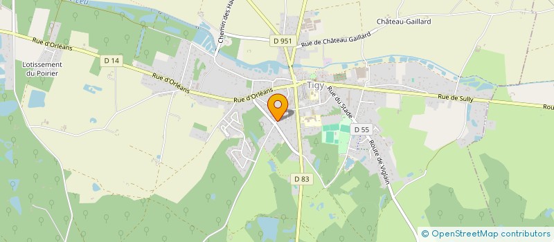 localisation de l'entreprise SCI LE PETIT ETANG  VANNES-SUR-COSSON