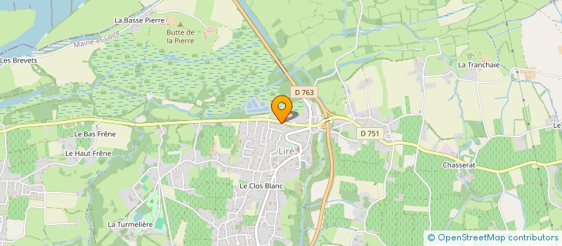 localisation de l'entreprise SCI LE PETIT FIEF  OREE-D'ANJOU