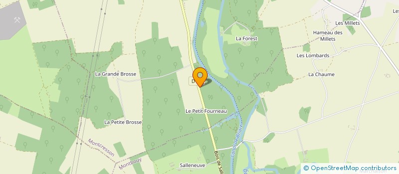 localisation de l'entreprise SCI LE PETIT FONTAINEBLEAU à AMILLY