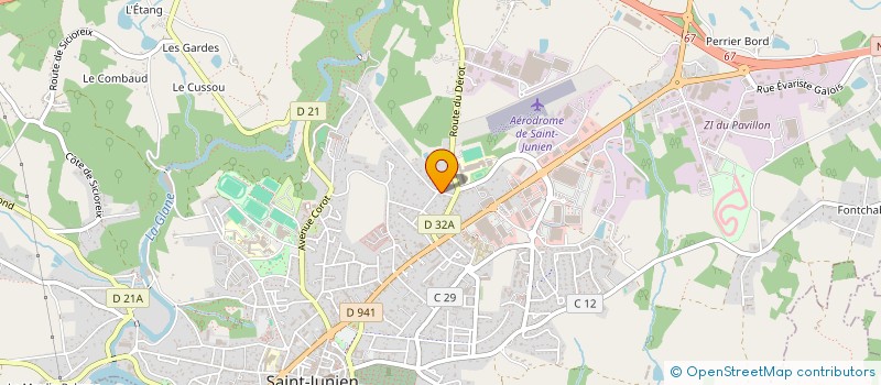 localisation de l'entreprise SCI LE PETIT FORGEIX à SAINT-JUNIEN