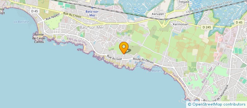 localisation de l'entreprise SCI LE PETIT FRENE  BATZ-SUR-MER