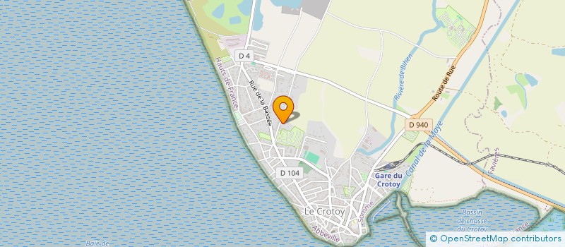 localisation de l'entreprise SCI LE PETIT GABIONNEUR à LE CROTOY