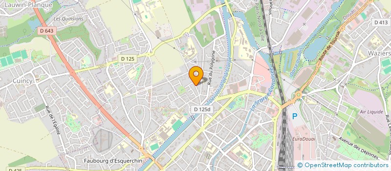 localisation de l'entreprise SCI LE PETIT GATINAIS à DOUAI