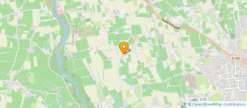 localisation de l'entreprise SCI LE PETIT GAYET  SARRIANS