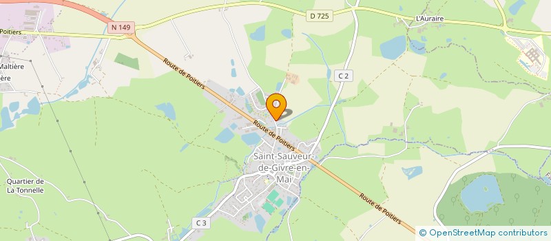 localisation de l'entreprise SCI LE PETIT GRAND CHAMP  BRESSUIRE