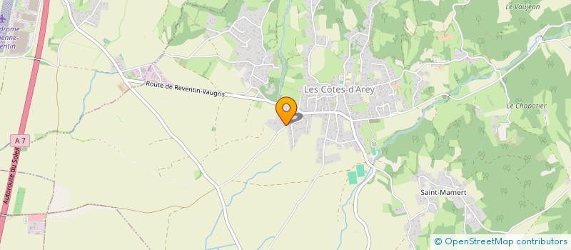 localisation de l'entreprise SCI LE PETIT HERISSON  LES COTES-D'AREY