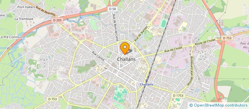 localisation de l'entreprise SCI LE PETIT JARDIN à CHALLANS