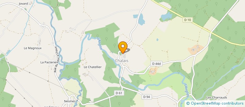 localisation de l'entreprise SCI LE PETIT LOGIS à CHALAIS