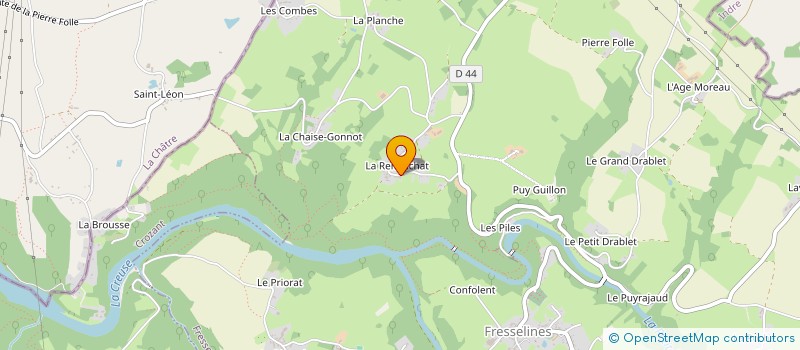 localisation de l'entreprise SCI LE PETIT LOIR à FRESSELINES