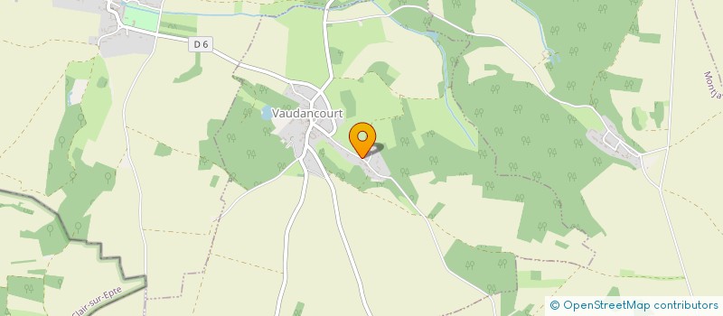 localisation de l'entreprise SCI LE PETIT MARAIS  VAUDANCOURT