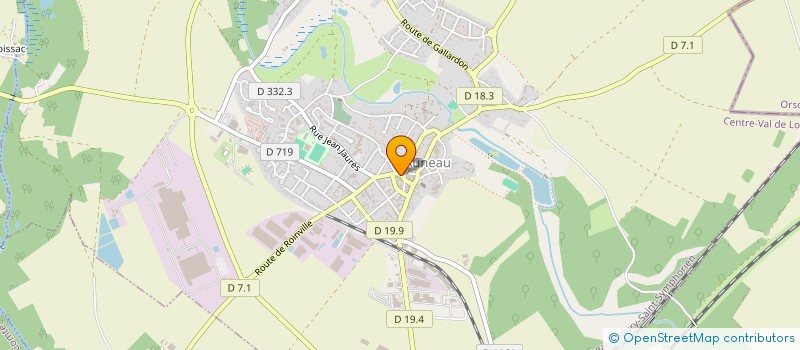 localisation de l'entreprise SCI LE PETIT MARCEAU à AUNEAU-BLEURY-SAINT-SYMPHORIEN