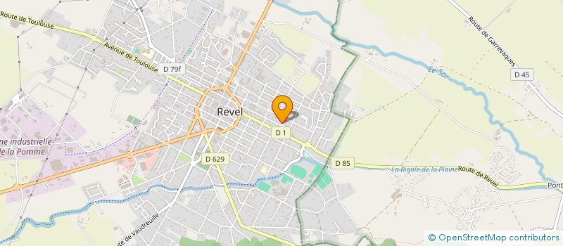 localisation de l'entreprise SCI LE PETIT MARIN  REVEL