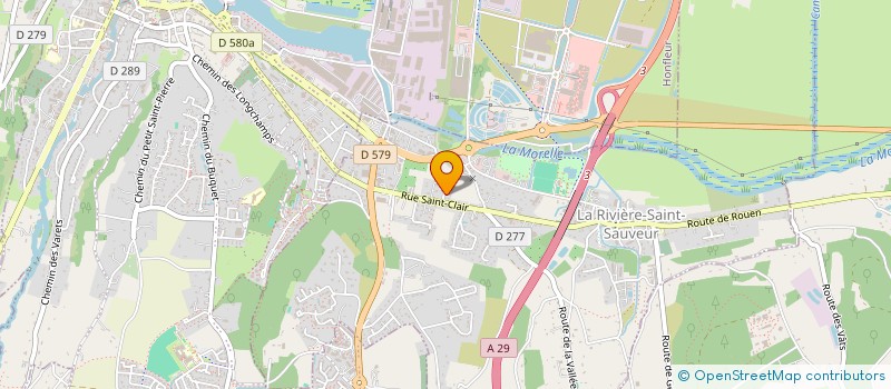 localisation de l'entreprise SCI LE PETIT MAS  LA RIVIERE-SAINT-SAUVEUR