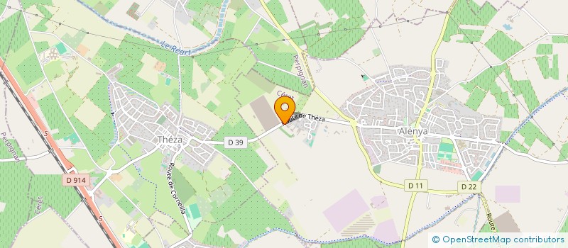 localisation de l'entreprise SCI LE PETIT MAS BLANC  ALENYA