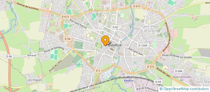 localisation de l'entreprise SCI LE PETIT MATIN  BAYEUX