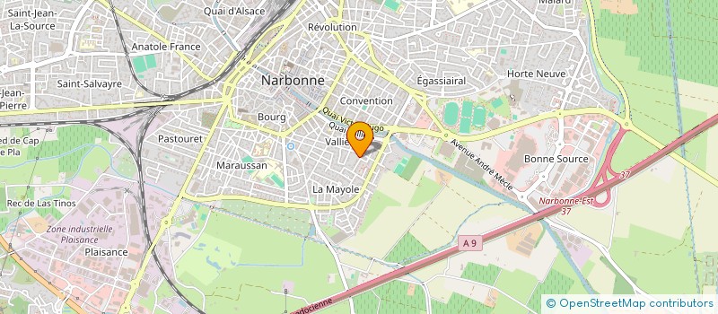 localisation de l'entreprise SCI LE PETIT MAZZINI à NARBONNE