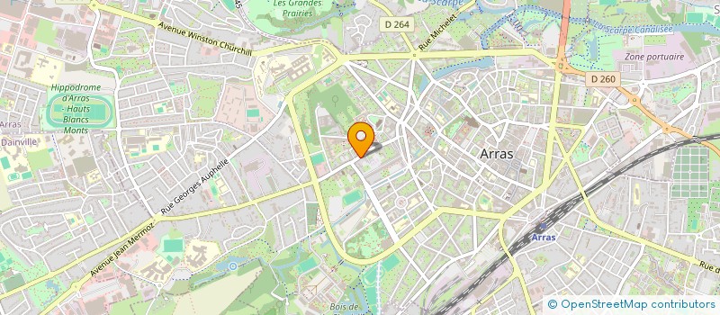 localisation de l'entreprise SCI LE PETIT MONT à ARRAS