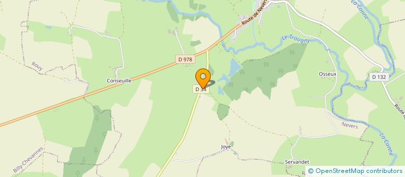 localisation de l'entreprise SCI LE PETIT MORVAN  ROUY