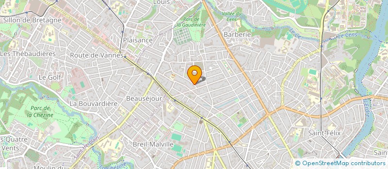 localisation de l'entreprise SCI LE PETIT MOULIN  NANTES