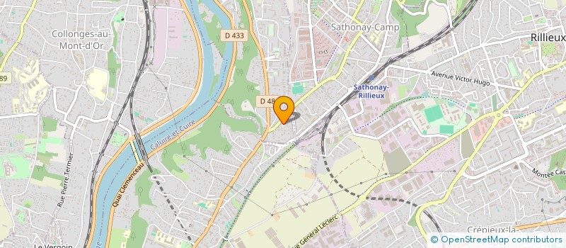 localisation de l'entreprise SCI LE PETIT MOULIN  FONTAINES SUR SAONE