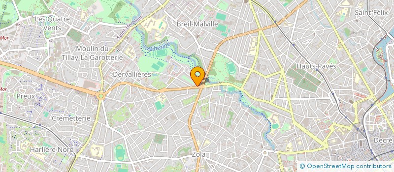 localisation de l'entreprise SCI LE PETIT OSIER BLANC à NANTES