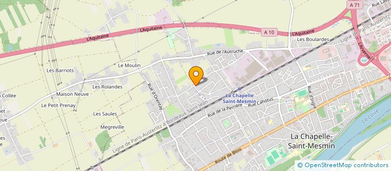 localisation de l'entreprise SCI LE PETIT PAILLY  LA CHAPELLE-SAINT-MESMIN