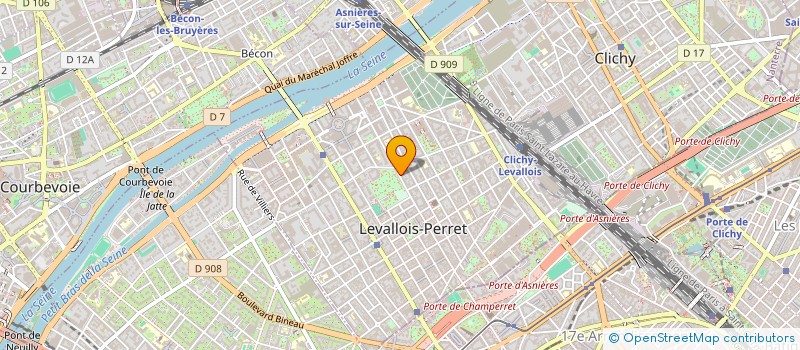 localisation de l'entreprise SCI LE PETIT PARADIS à LEVALLOIS PERRET