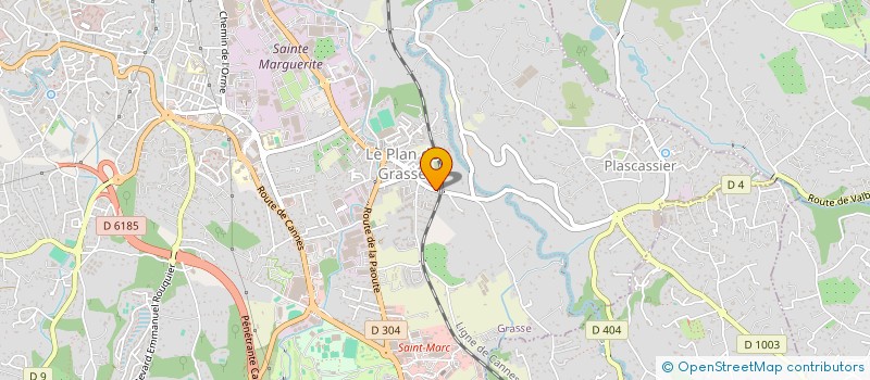 localisation de l'entreprise SCI LE PETIT PARIS à GRASSE