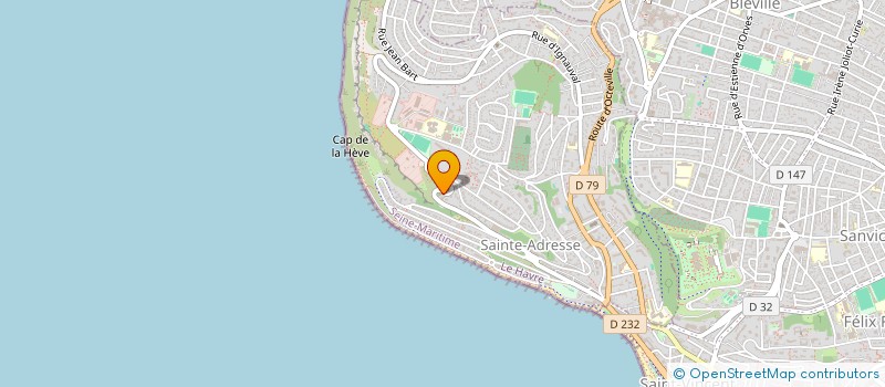 localisation de l'entreprise SCI LE PETIT PARIS  SAINTE-ADRESSE