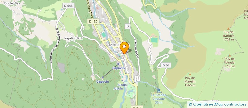 localisation de l'entreprise SCI LE PETIT PARIS  MONT-DORE