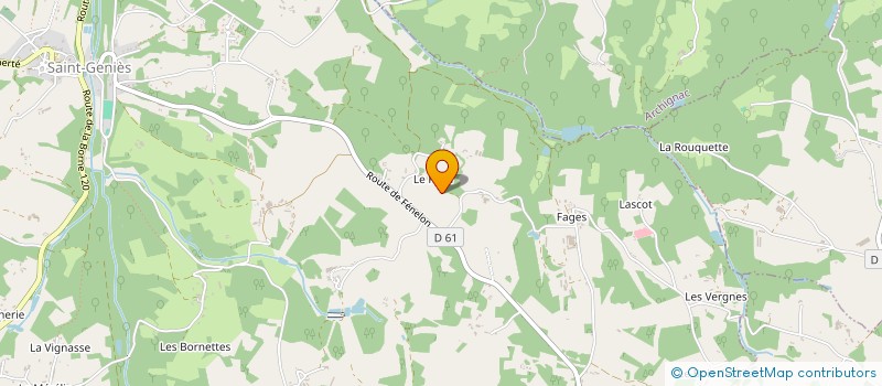 localisation de l'entreprise SCI LE PETIT PECH  SAINT-GENIES