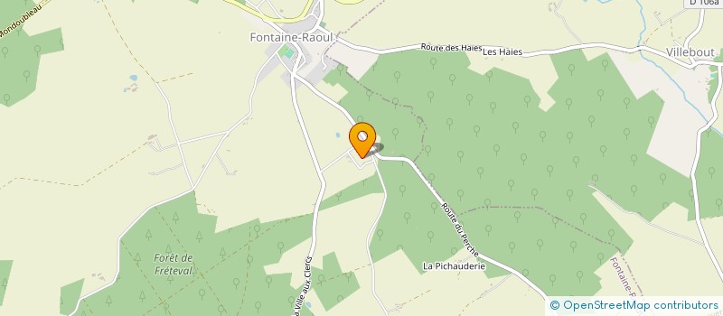 localisation de l'entreprise SCI LE PETIT PERCHE  FONTAINE RAOUL