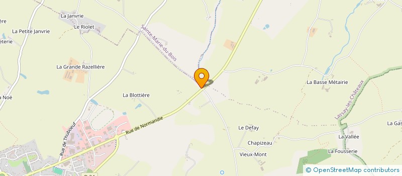 localisation de l'entreprise SCI LE PETIT PERROUX  LASSAY-LES-CHATEAUX