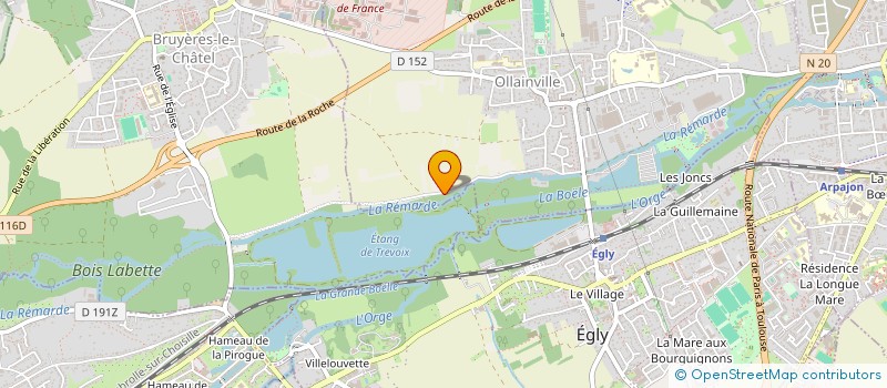 localisation de l'entreprise SCI LE PETIT PONT  OLLAINVILLE