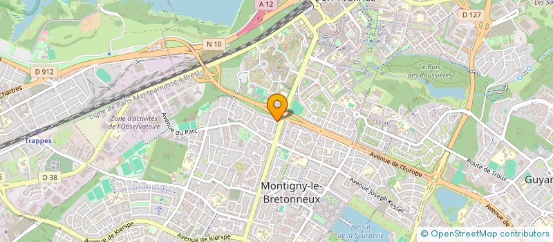 localisation de l'entreprise SCI LE PETIT PONT  MONTIGNY-LE-BRETONNEUX