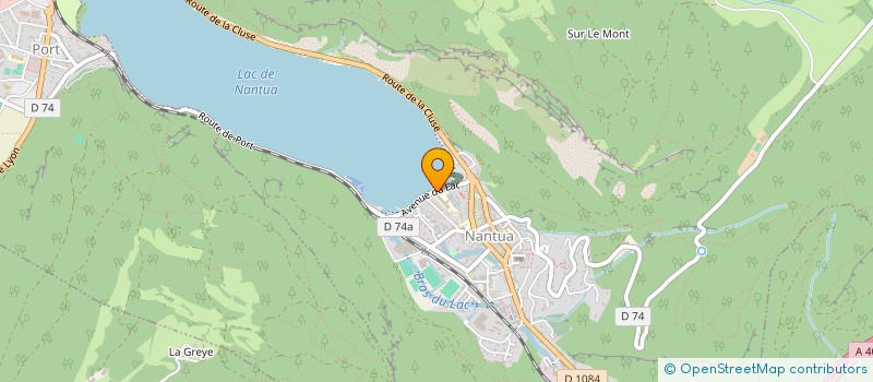 localisation de l'entreprise SCI LE PETIT PORT à NANTUA