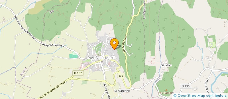 localisation de l'entreprise SCI LE PETIT PRE  PUY-SAINT-MARTIN