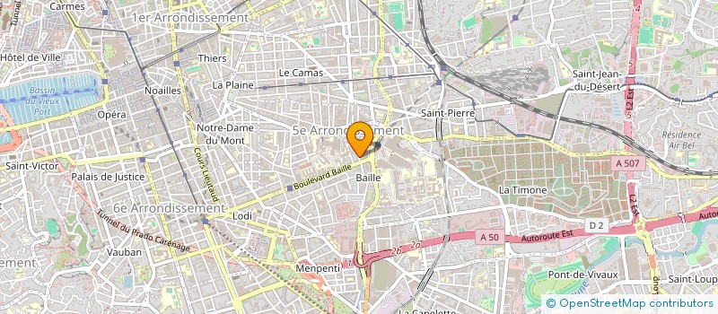 localisation de l'entreprise SCI LE PETIT PRINCE à MARSEILLE