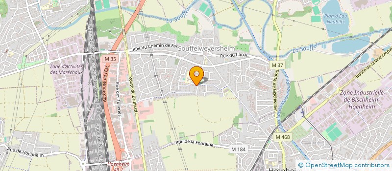 localisation de l'entreprise SCI LE PETIT PRINCE  SOUFFELWEYERSHEIM