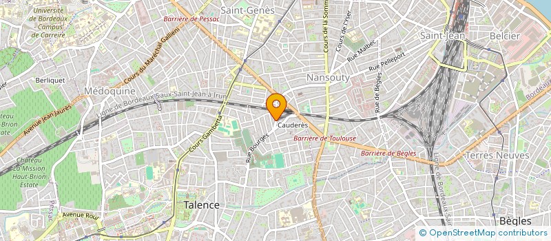 localisation de l'entreprise SCI LE PETIT PRINCE  TALENCE