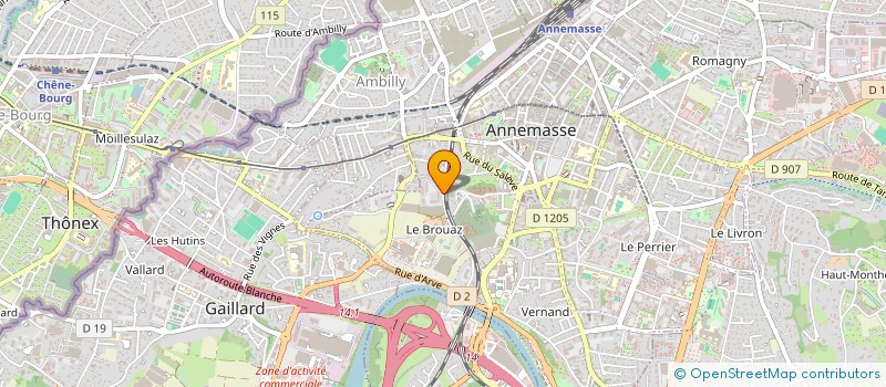 localisation de l'entreprise SCI LE PETIT PRINCE à ANNEMASSE