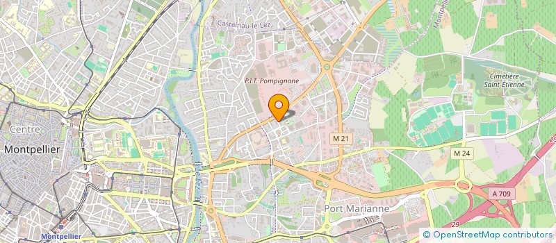 localisation de l'entreprise SCI LE PETIT RIO à MONTPELLIER