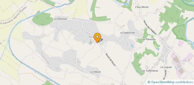 localisation de l'entreprise SCI LE PETIT THUET  LES AVENIERES VEYRINS-THUELLIN