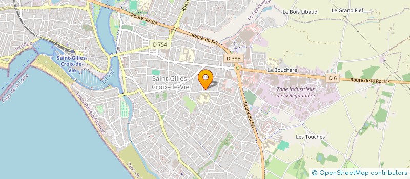localisation de l'entreprise SCI LE PETIT TOUN à SAINT-GILLES-CROIX-DE-VIE