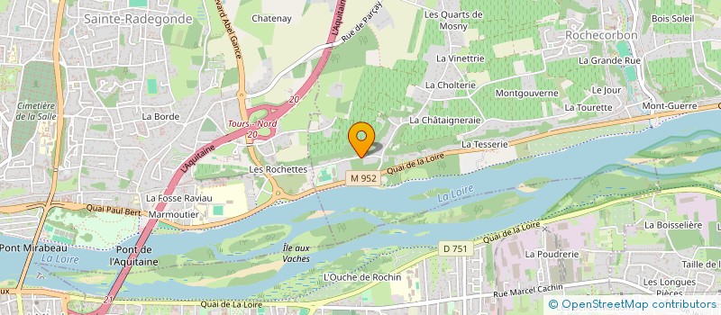 localisation de l'entreprise SCI LE PETIT VALEZIEUX à ROCHECORBON